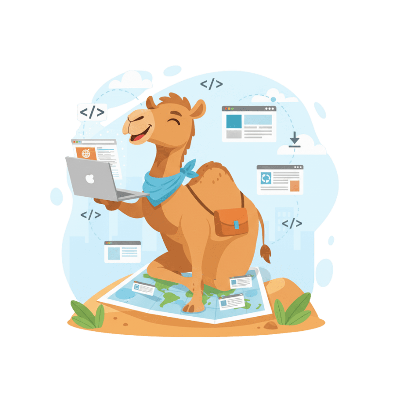Hero Section Camel Image